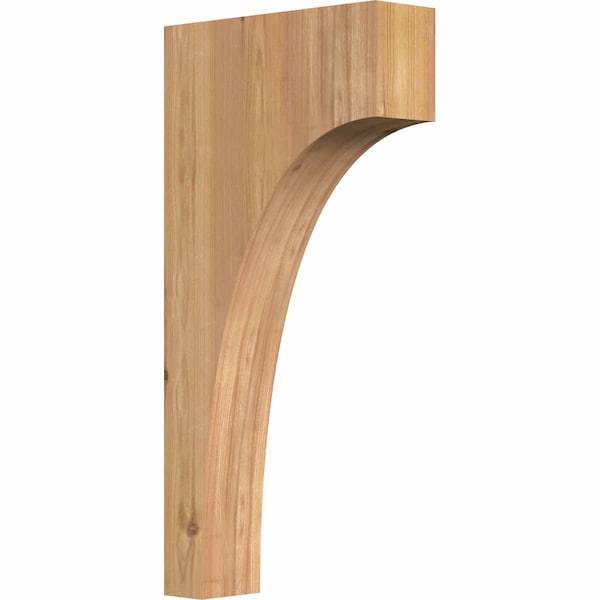Ekena Millwork Huntington Smooth Corbel, Western Red Cedar, 3 1/2"W x 12"D x 24"H COR04X12X24HUN00SWR - main